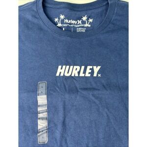 Hurley Everyday Explorer Navy‎ Blue Men's Large Shirt New 998